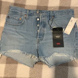 Levi Button Fly Denim Shorts! Brand New!